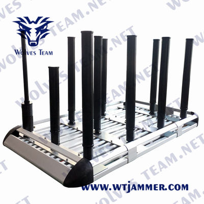 330W 800m 군용 차량 폭탄 방해기 DDS WCDMA 휴대용 RF 방해기
