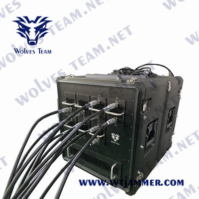 330W 800m 군용 차량 폭탄 방해기 DDS WCDMA 휴대용 RF 방해기
