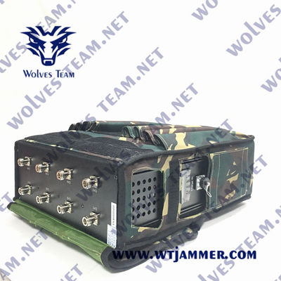 DC24V 200m RF Manpack 방해기 GSM 4G 5G GPS L1 책가방 신호 방해기
