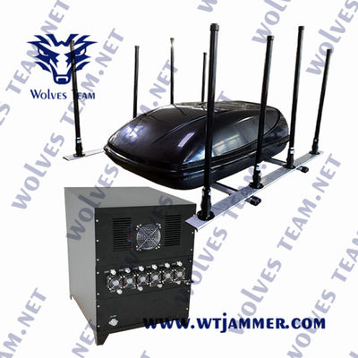 330W 6000Mhz 방수 IED 폭탄 방해기 800m 군용 차량 폭탄 방해기