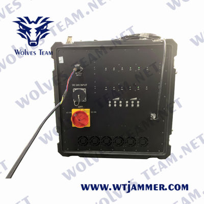 330W 6000Mhz 방수 IED 폭탄 방해기 800m 군용 차량 폭탄 방해기