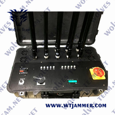 894MHZ CDMA 휴대용 신호 방해기 PCS DCS 220W 휴대폰 신호 방해기
