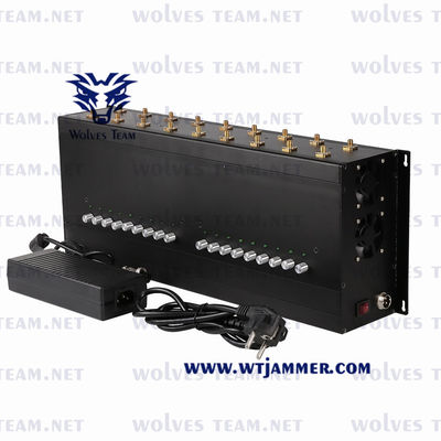 240VAC GSM CDMA 조정가능한 GPS 방해기 18 안테나 35W GSM UHF VHF