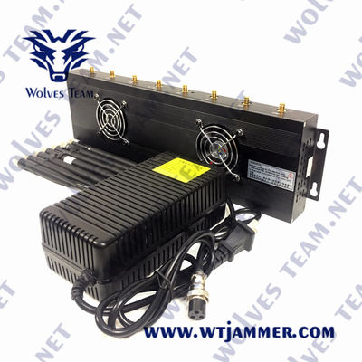 3G 4G 5G GSM Lojack 휴대전화 차단기 AC100V 35W GPS VHF UHF 방해기
