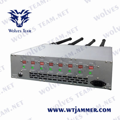 GSM CDMA PCS DCS 셀룰러 신호 방해기 AC110-220V 35W LTE