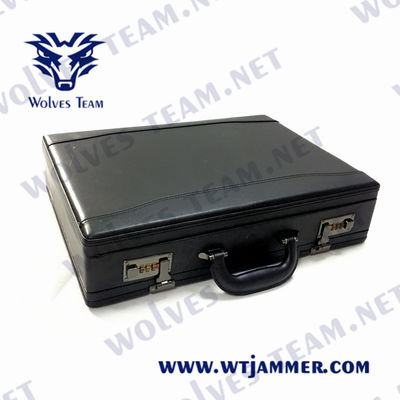 25W 여행 가방 Uav 반대로 드론 방해기 WIFI 2.4G 5.8G GPS 드론 스크램블러