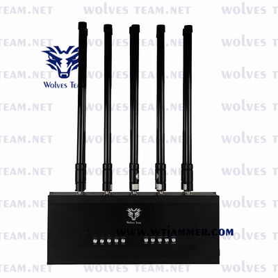 10 밴드 GSM CDMA 휴대용 모바일 방해기 WIFI GPS Lojack 신호 방해기
