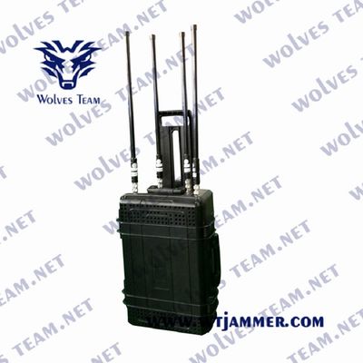 군 VIP 차량 호송을 위한 UMTS WCDMA 펠리칸 IP65 VHF UHF 방해기 900W