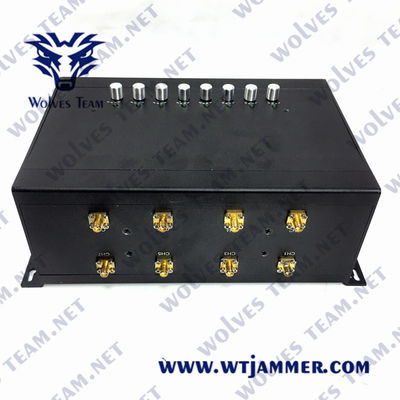 50m GSM WiFi CDMA Lojack 휴대전화 방해기 80W UHF VHF
