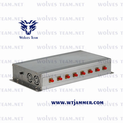40W GSM LTE 5G 휴대전화 방해기 Lojack VHF UHF 신호 차단기