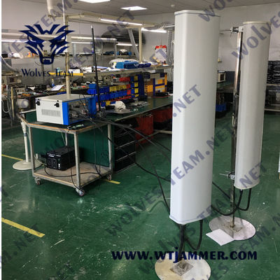 세륨 증명서 6 밴드 250m 250w 형무소 와이파이 2G 3G 4G 5G 휴대폰 방해기