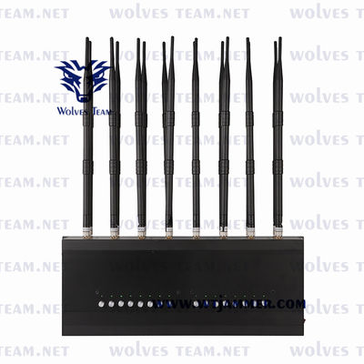 GSM CDMA 35W 휴대폰 신호 방해기 16 안테나 GPS Lojack RF
