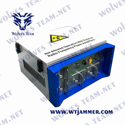 2500m WIFI GPS GSM RF 신호 무인 항공기 방해기 600W 방수 군