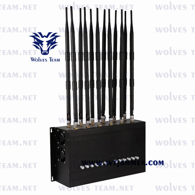 회의실을 위한 GPS Lojack 160w 100m GSM 전화 방해기 16 밴드 3G 4G 5G