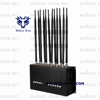 회의실을 위한 GPS Lojack 160w 100m GSM 전화 방해기 16 밴드 3G 4G 5G