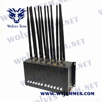CDMA 24W 휴대전화 차단기 방해기 12 안테나 DCS GSM GPS WIFI