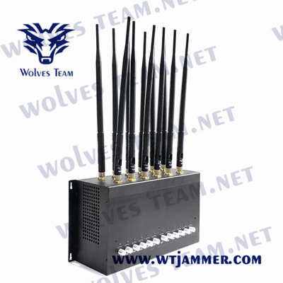 CDMA 24W 휴대전화 차단기 방해기 12 안테나 DCS GSM GPS WIFI
