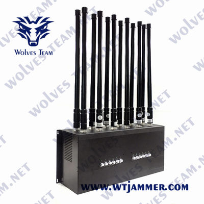 주문 DCS GSM GPS WIFI UHF VUH 방해 전파 방해기 CDMA 24W 12 안테나 데스크탑 online manufacture