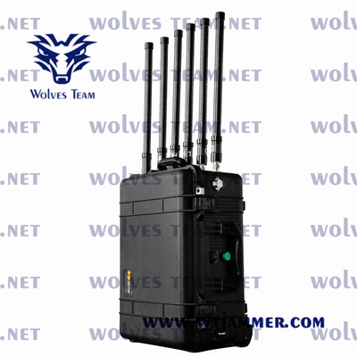 DC27V 휴대전화 방해기 350W CDMA GSM DCS PCS 5G 신호 방해기