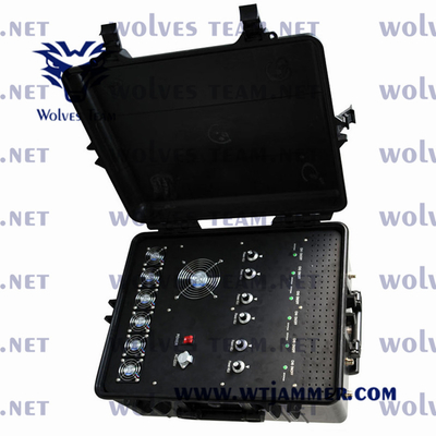 DC27V 휴대전화 방해기 350W CDMA GSM DCS PCS 5G 신호 방해기