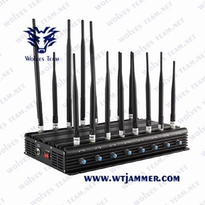 원격 제어 3G 4G 5G GSM Lojack 휴대폰 방해기 AC100-240V 35W