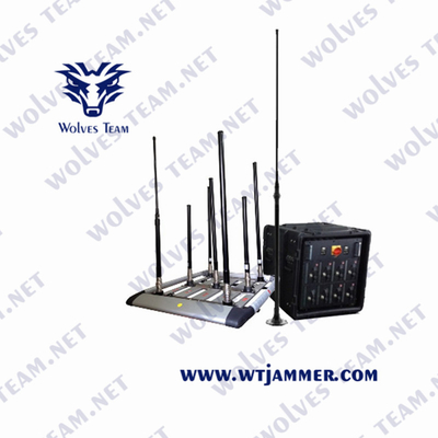 군 단위 IED 폭탄 방해기 500w WIFI 5.8 GPS GSM 3G 4G 5G