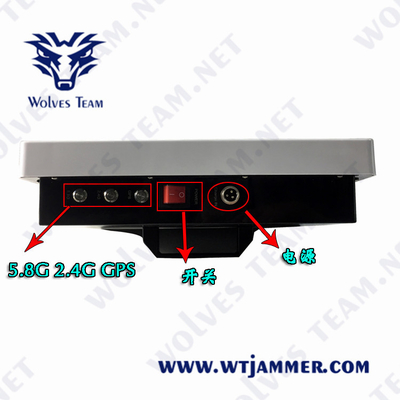 2.4G GPS 반대로 무인비행기 방해기 3개의 밴드 AC220V 옥외 방수