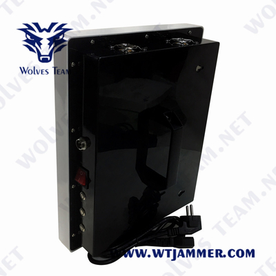 GSM WIFI 2.4G GPS 무인 항공기 신호 방해기 3 밴드 15w 방수