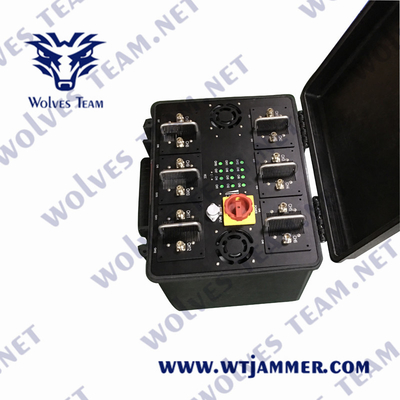 DDS 호송 시스템이 있는 330W 50-800m IED 폭탄 방해기