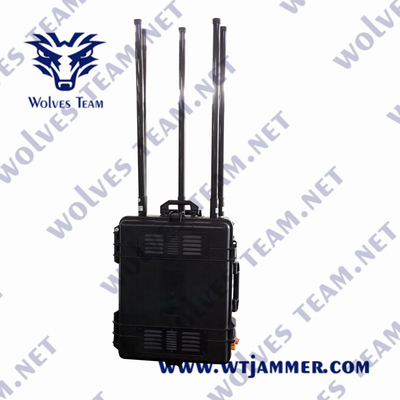 1200 와트 옥외 신호 방해기 240VAC GSM GPS WIFI 3G 4G 5G 군