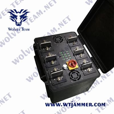 PCS DCS 500W GSM 휴대전화 방해기 500 미터 VHF UHF