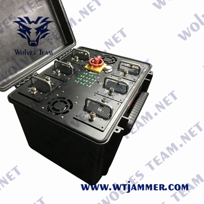 PCS DCS 500W GSM 휴대전화 방해기 500 미터 VHF UHF