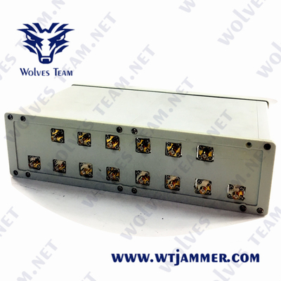 GPS Lojack 70W 휴대전화 방해기 14 밴드 240VAC UHF VHF GSM 3G 4G 5G