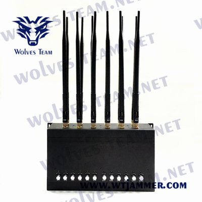 휴대전화를 위한 GSM CDMA 240VAC Lojack 방해기 12 밴드 VHF UHF 24W