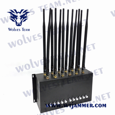 휴대전화를 위한 GSM CDMA 240VAC Lojack 방해기 12 밴드 VHF UHF 24W