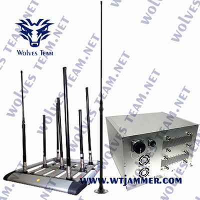 DDS 호송 체계를 가진 330W IED 폭탄 방해기 WIFI VHF UHF GPS 4G 5G