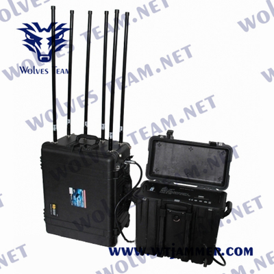 DDS 호송 체계를 가진 330W IED 폭탄 방해기 WIFI VHF UHF GPS 4G 5G