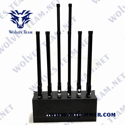 UHF VHF 전화 신호 방해기 50W 워키토키 12 안테나 Lojack