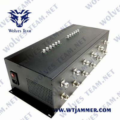 UHF VHF 전화 신호 방해기 50W 워키토키 12 안테나 Lojack