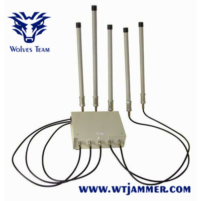 CDMA GSM 3G 4G LTE를 위한 AC220V 75W 휴대전화 스크램블러 고이득
