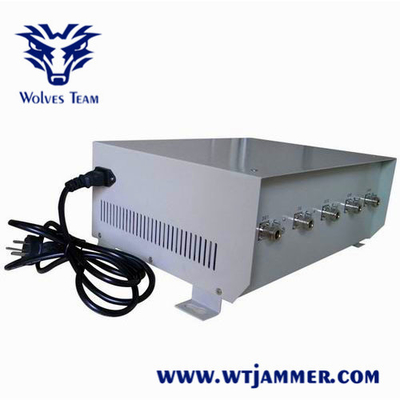 CDMA GSM 3G 4G LTE를 위한 AC220V 75W 휴대전화 스크램블러 고이득