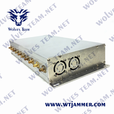 CDMA GSM 셀룰러 신호 방해기 10W UHF VHF 3G 4G 5G 240VAC WiFi
