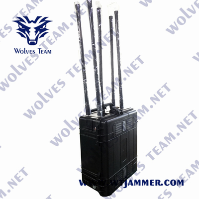 PCS DCS 300m 폭탄 신호 방해기 3G 4G GPS WiFi 8 채널 CDMA GSM