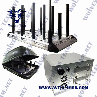 PCS DCS IED 폭탄 방해기 315MHz UHF VHF 차단기 차량 폭탄 방해기