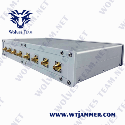 AC 접합기를 가진 3G 4G 5G WiFi Lojack GPS 신호 방해기 CDMA GSM 50W