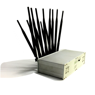 CDMA GSM Lojack 신호 방해기 14 안테나 50m 14 와트 3G 4G 5G