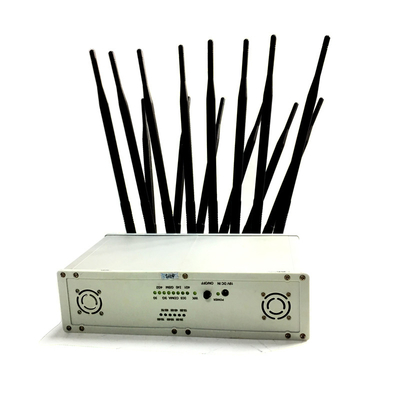 CDMA GSM Lojack 신호 방해기 14 안테나 50m 14 와트 3G 4G 5G