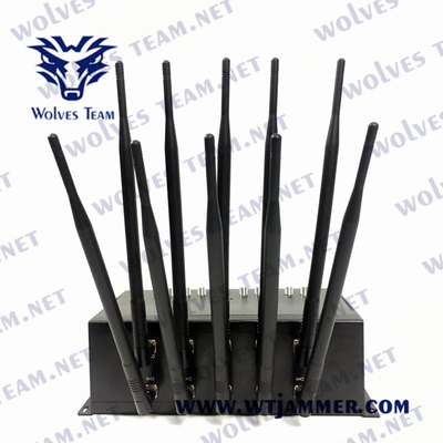 80W 휴대전화 방해기 CDMA GSM DCS 3G 4G 5G AC240V DC5V 12A