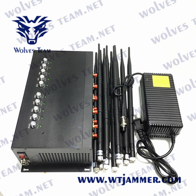 80W 휴대전화 방해기 CDMA GSM DCS 3G 4G 5G AC240V DC5V 12A