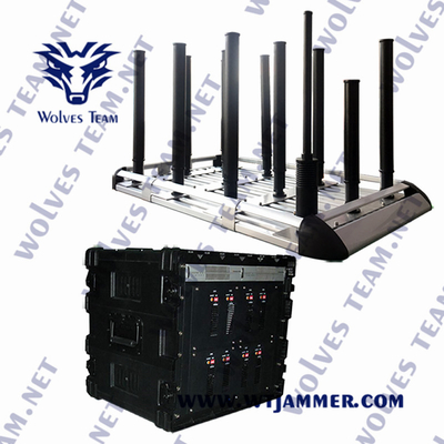 500 미터 휴대용 폭탄 방해기 알루미늄 합금 케이싱 2G 3G 4G 5G 500W